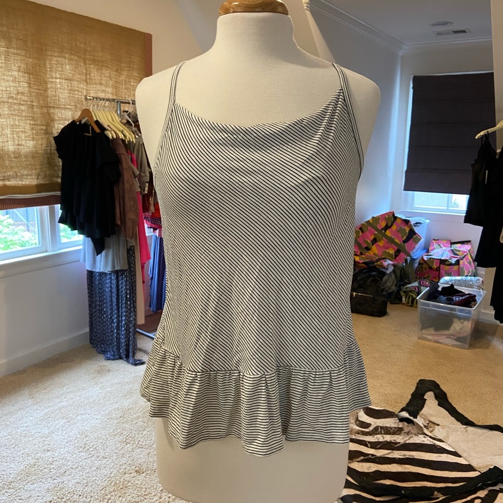 Black and white tank